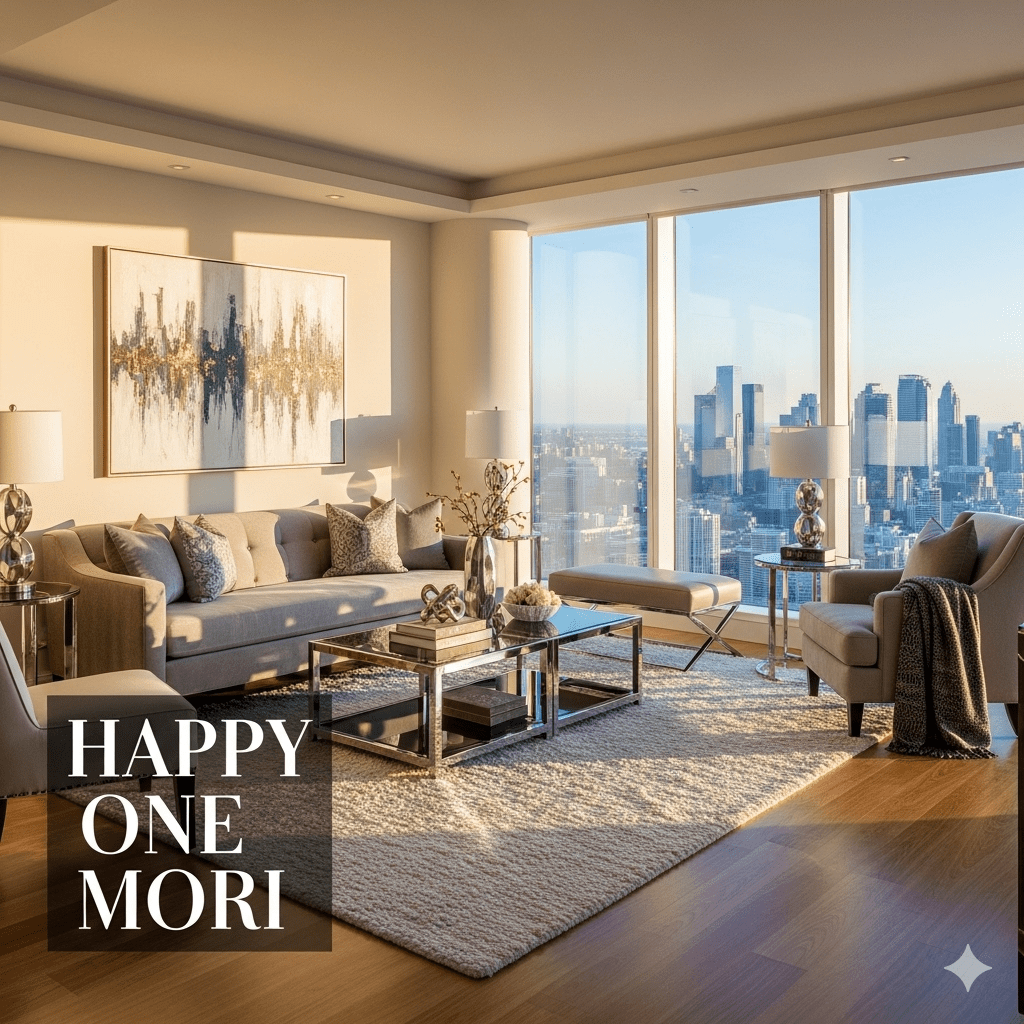 Khám Phá Danh Sách Nội Thất Bàn Giao Happy One Mori | Chuẩn Mực Sống Sang 1 Nội thất phòng khách bàn giao tại căn hộ cao cấp Happy One Mori Bình Dương