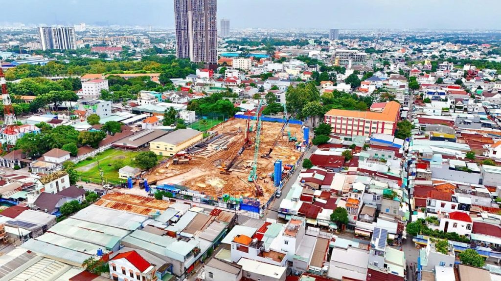 Tiến độ thi công tại dự án Happy One Mori tháng 9/2025